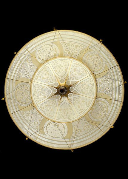 Scheherazade Ceiling 2 Tiers from Fortuny Pendants and Chandeliers by Mariano Fortuny