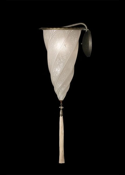 Cesendello Appliqué Glass from Fortuny Wall Lights and Sconces by Mariano Fortuny