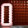 Ultrafragola Mirror and Floor Lamp by Poltronova
