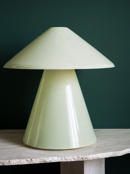 A.D.A. Table Lamp by Tacchini - Shiny Light Green
