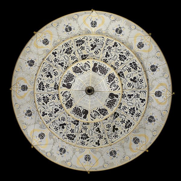 Scheherazade Pendant 3 Tiers from Fortuny Pendants and Chandeliers by Mariano Fortuny