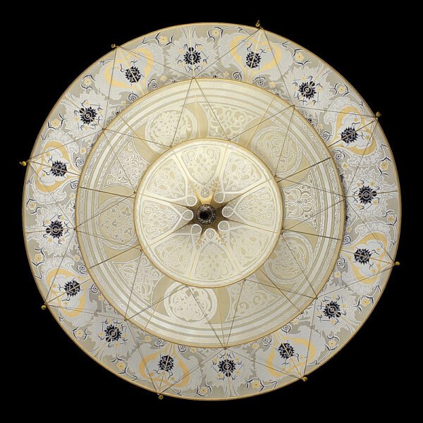 Scheherazade Pendant 3 Tiers from Fortuny Pendants and Chandeliers by Mariano Fortuny