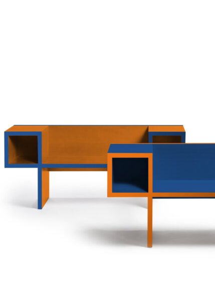 Canton Color Bench from Poltronova Shelves + Storage by Franco Raggi
