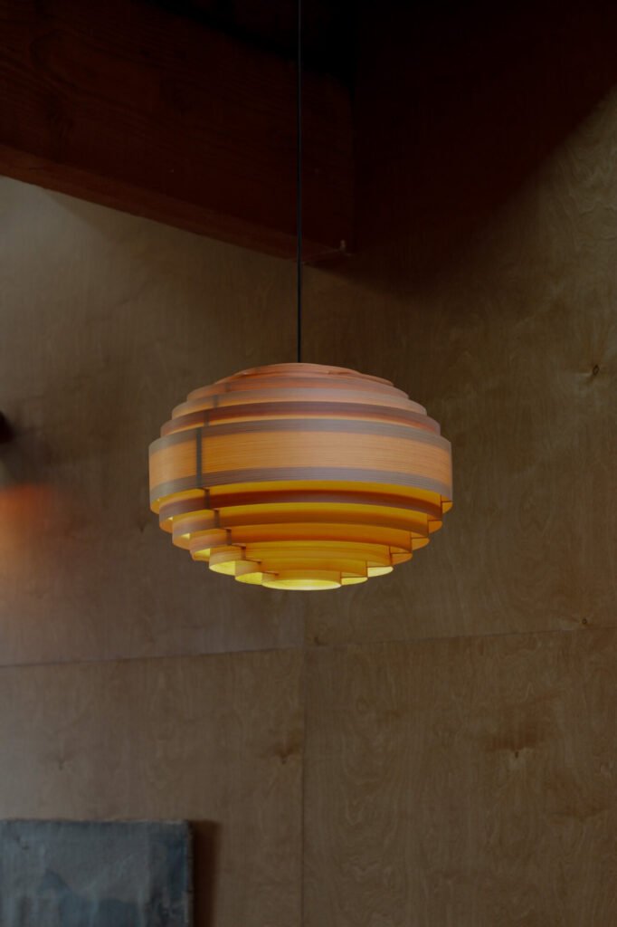 Hans Pendant in Etra - rewire wooden pendant lamp