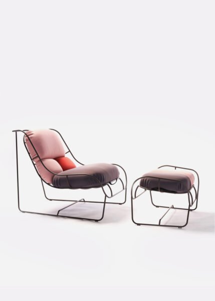 Plasma Footrest Nigel Coates Poltronova