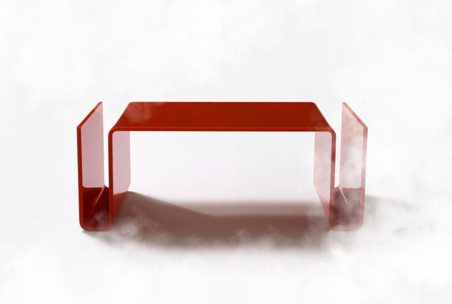 T01 Table in Red by Superstudio