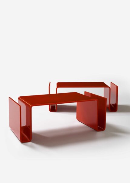 T01 Table in Red by Superstudio