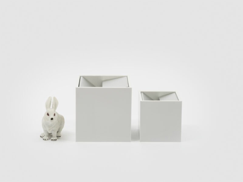 Cubo from Danese Milano Vases + Objects by Bruno Munari