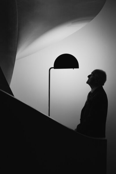 Mezzaluna from DCWéditions Floor Lamps by Bruno Gecchelin