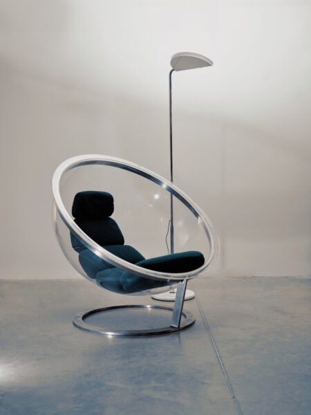 Mezzaluna from DCWéditions Floor Lamps by Bruno Gecchelin