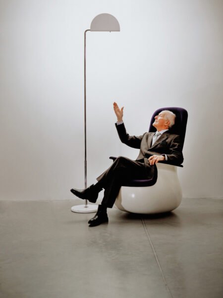 Mezzaluna from DCWéditions Floor Lamps by Bruno Gecchelin