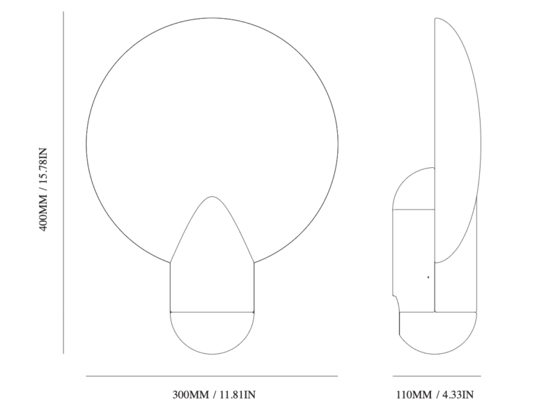 Surface Wall Sconce from Studio Henry Wilson Wall Lights and Sconces by Henry Wilson