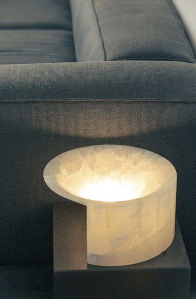 Large Stone Uplight from Studio Henry Wilson Table Lamps by Henry Wilson