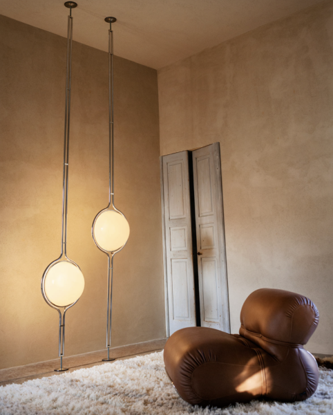 Dana from Tacchini Floor Lamps by Jean-Pierre Garrault and Henri Delord
