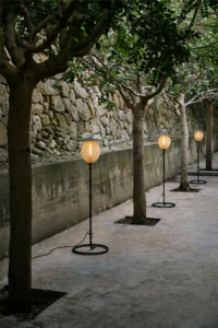 Satellite Outdoor Floor Lamp By Mathieu Matégot For Gubi