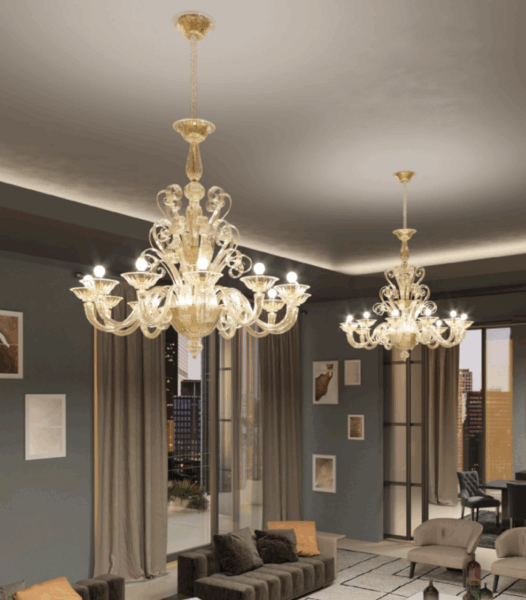 Albrici Chandelier from Venini Pendants and Chandeliers by Venini