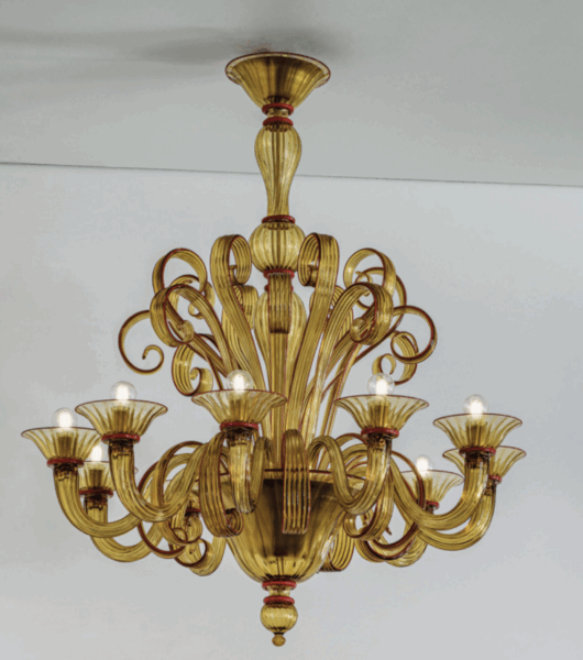 Albrici Chandelier from Venini Pendants and Chandeliers by Venini