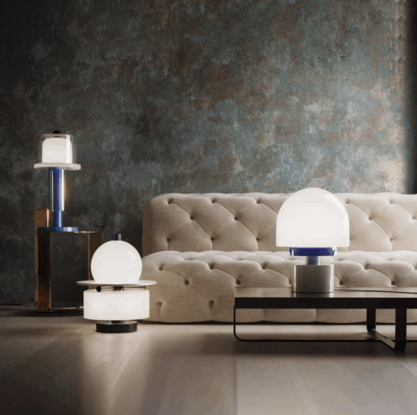 Darpanah from Venini Table Lamps by Ettore Sottsass