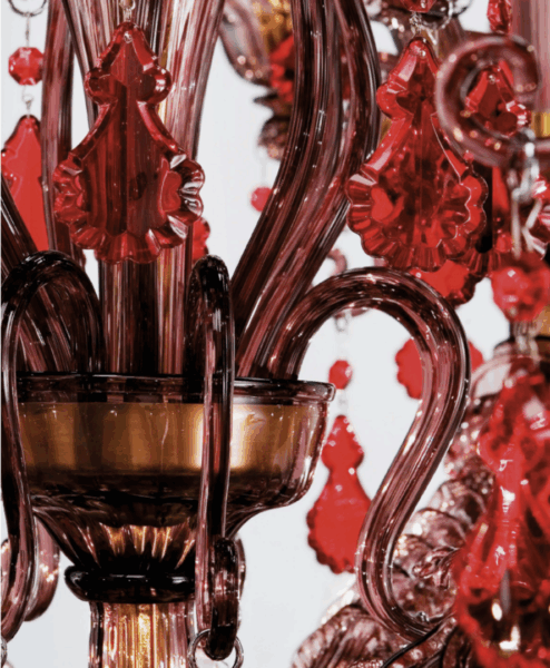 Diamantei Chandelier from Venini Pendants and Chandeliers by Venini