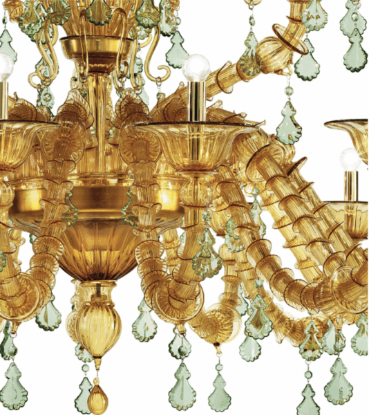 Diamantei Chandelier from Venini Pendants and Chandeliers by Venini