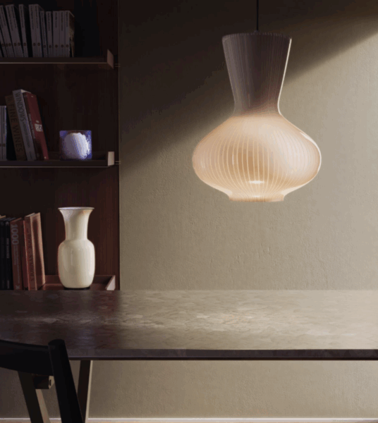 Fungo pendant by Massimo Vignelli.