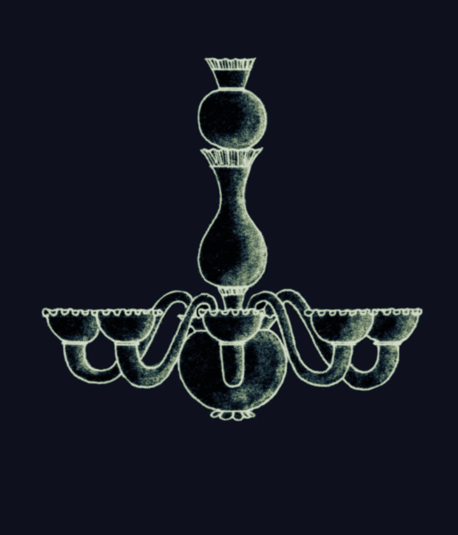 Gio Ponti Chandelier from Venini Pendants and Chandeliers by Gio Ponti
