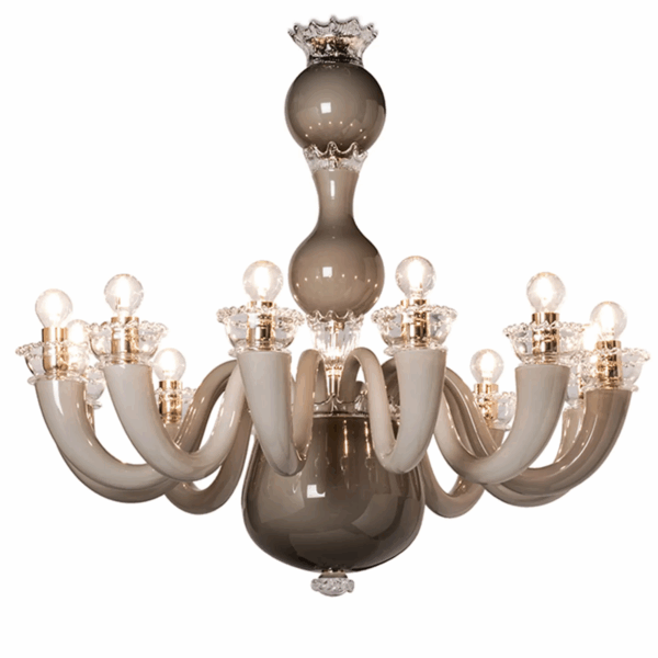Gio Ponti Chandelier from Venini Pendants and Chandeliers by Gio Ponti