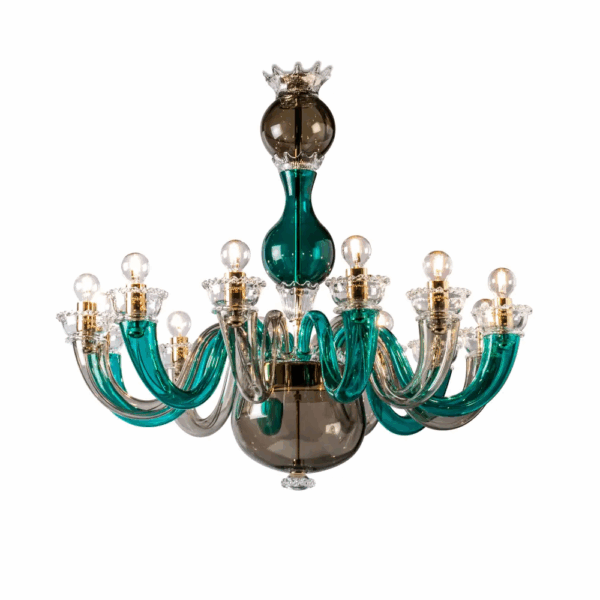 Gio Ponti Chandelier from Venini Pendants and Chandeliers by Gio Ponti