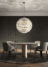 Poliedri Sfera Chandelier from Venini Pendants and Chandeliers by Venini