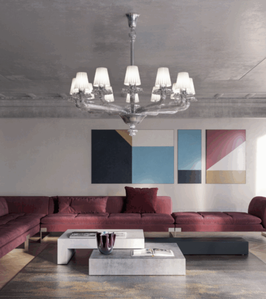 Porpora chandelier Venini