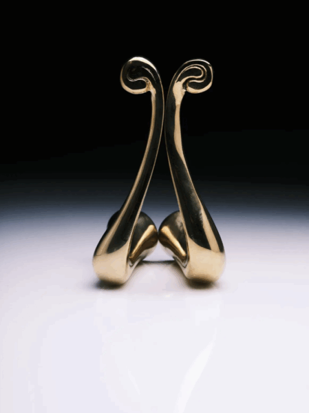 Batlló Door Handle (Set of 2) from BD Barcelona by Antoni Gaudí