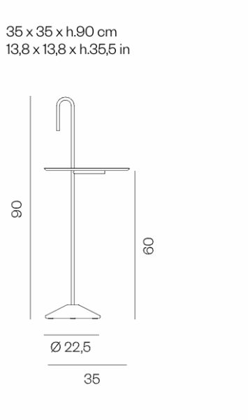 Baton Side Table from BD Barcelona Side Tables by Ronan Bouroullec