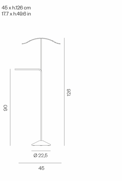 Baton Clothes Hanger from BD Barcelona by Ronan Bouroullec