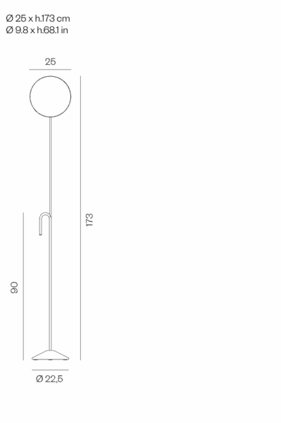 Baton Mirror from BD Barcelona Vases + Objects by Ronan Bouroullec
