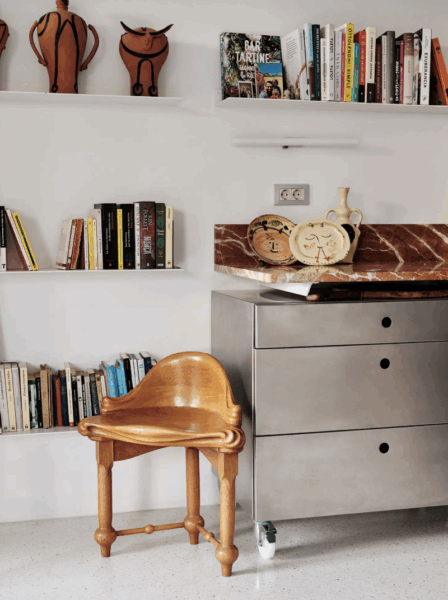 Calvet Stool from BD Barcelona Benches + Stools by Antoni Gaudí
