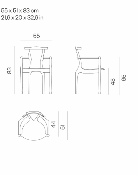 Gaulino Chair from BD Barcelona by Oscar Tusquets