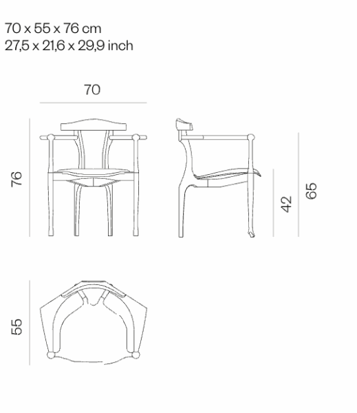 Gaulino Easy Chair from BD Barcelona by Oscar Tusquets