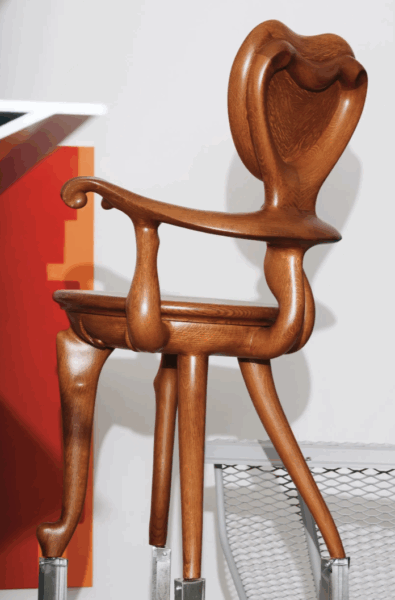 Calvet Armchair from BD Barcelona by Antoni Gaudí