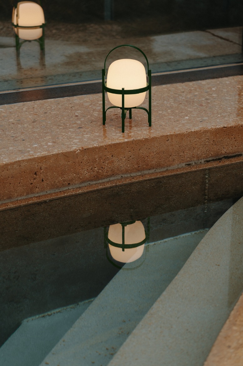 Screenshot - rewire Cestita Alubat Portable Table Lamp from Santa & Cole Outdoor Fixtures by Miguel Milá