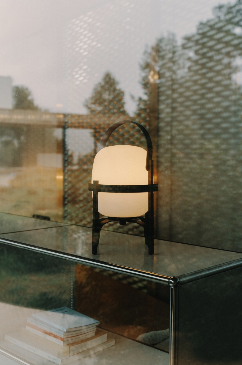 Screenshot - rewire Cestita Alubat Portable Table Lamp from Santa & Cole Outdoor Fixtures by Miguel Milá