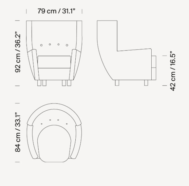 Moragas Armchair from Santa & Cole Chairs by Antoni de Moragas i Gallissà