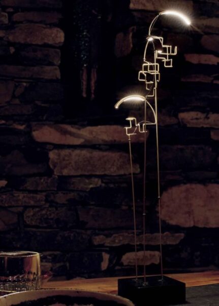 Boucle Table Lamp from DCWéditions Portables by Éric de Dormael