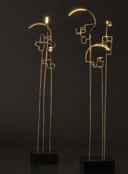 Boucle Table Lamp from DCWéditions Portables by Éric de Dormael