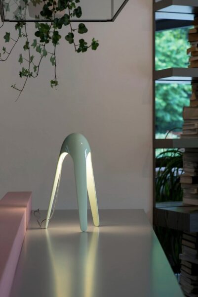 Cyborg from Martinelli Luce Table Lamps by Karim Rashid