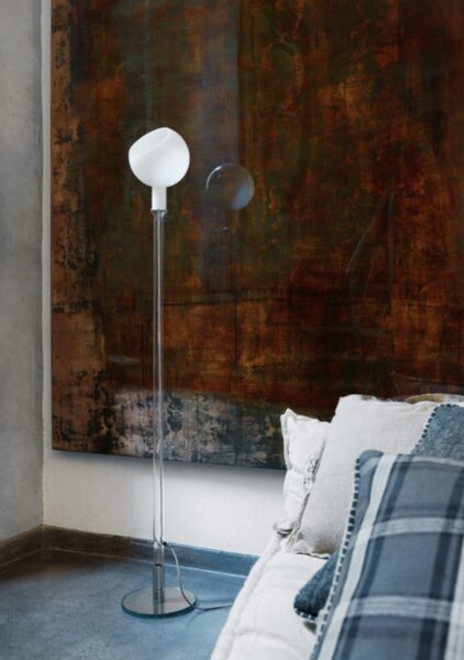 Parola Floor Lamp Gae Aulenti, Pietro Maria Castiglioni Fontana Arte