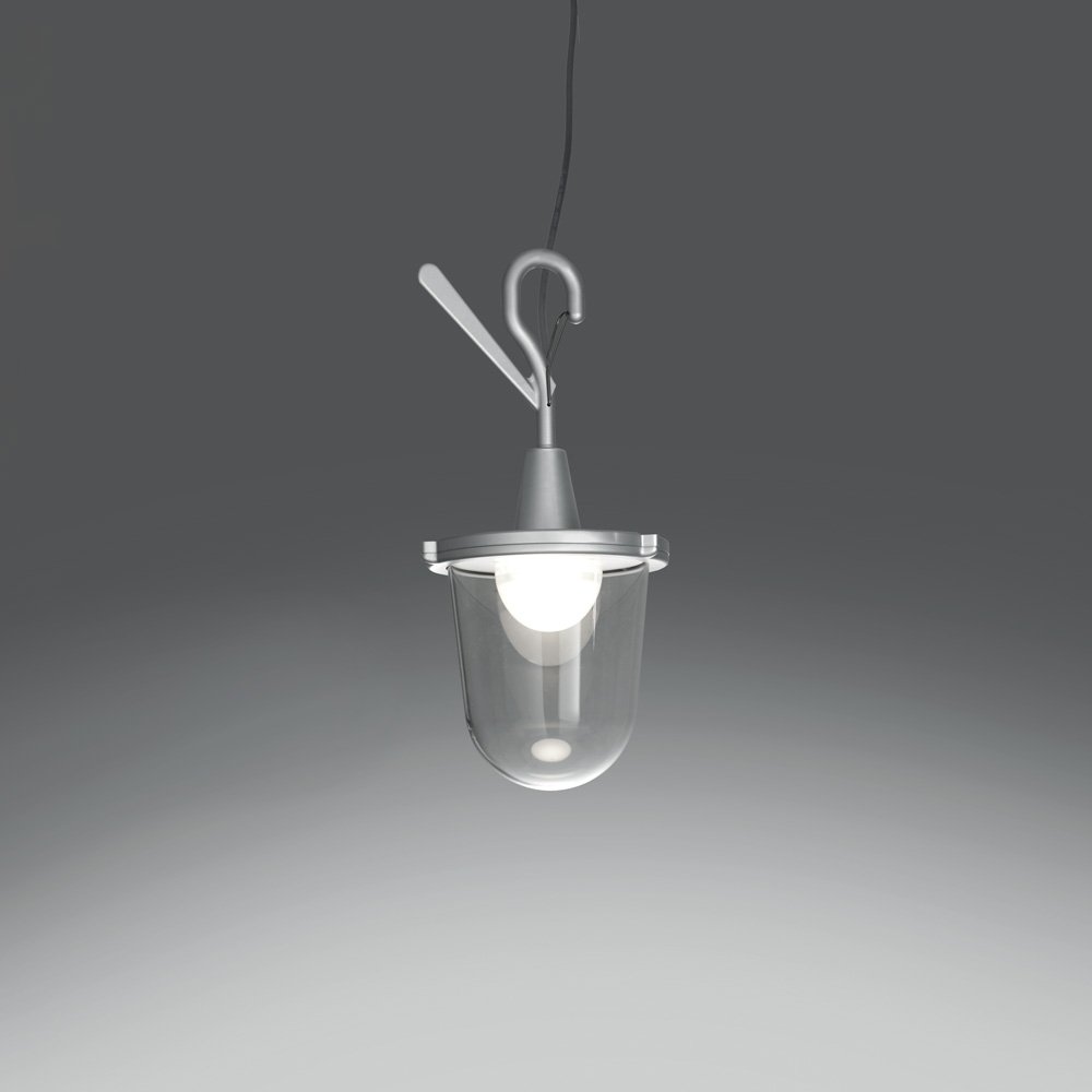Artemide-outdoor-tolomeo-lantern-hook - rewire Tolomeo Mega Outdoor Lantern Hook Suspension