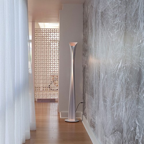 Artemidedesign-design-cadmo-floor-white-project - rewire Cadmo from Artemide Floor Lamps by Karim Rashid