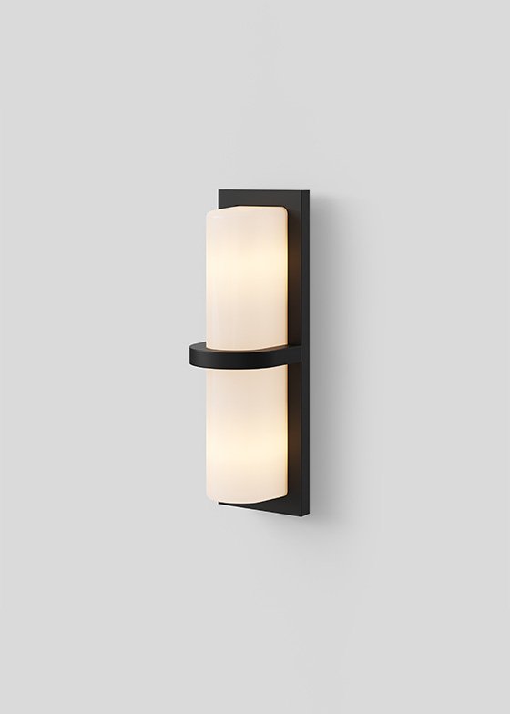 Astep_packshots_ublo_wall_black_on - rewire Ublo from Astep Outdoor Fixtures by David Thulstrup