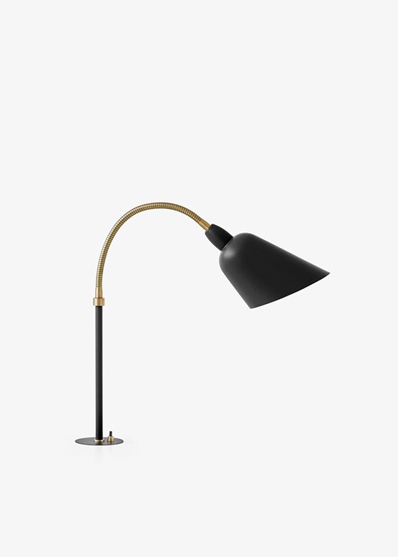 Bellevue-aj11_black-brass-1200x1600-1 - rewire Bellevue AJ11 from &Tradition Table Lamps by Arne Jacobsen