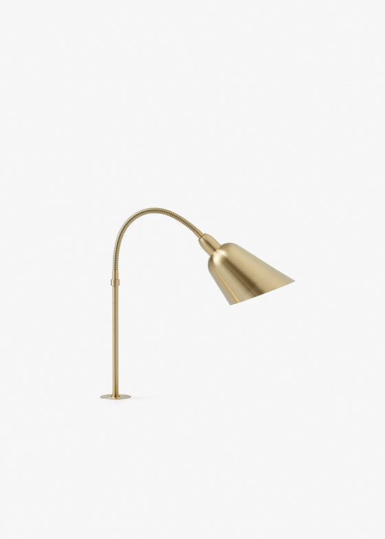 Bellevue_aj10_brass - rewire Bellevue AJ10 from &Tradition Table Lamps by Arne Jacobsen